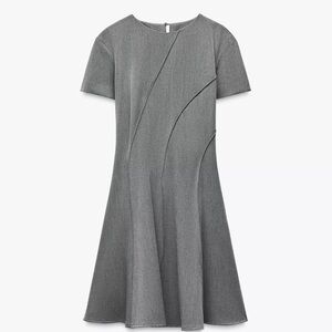Zara Gray Mini Dress